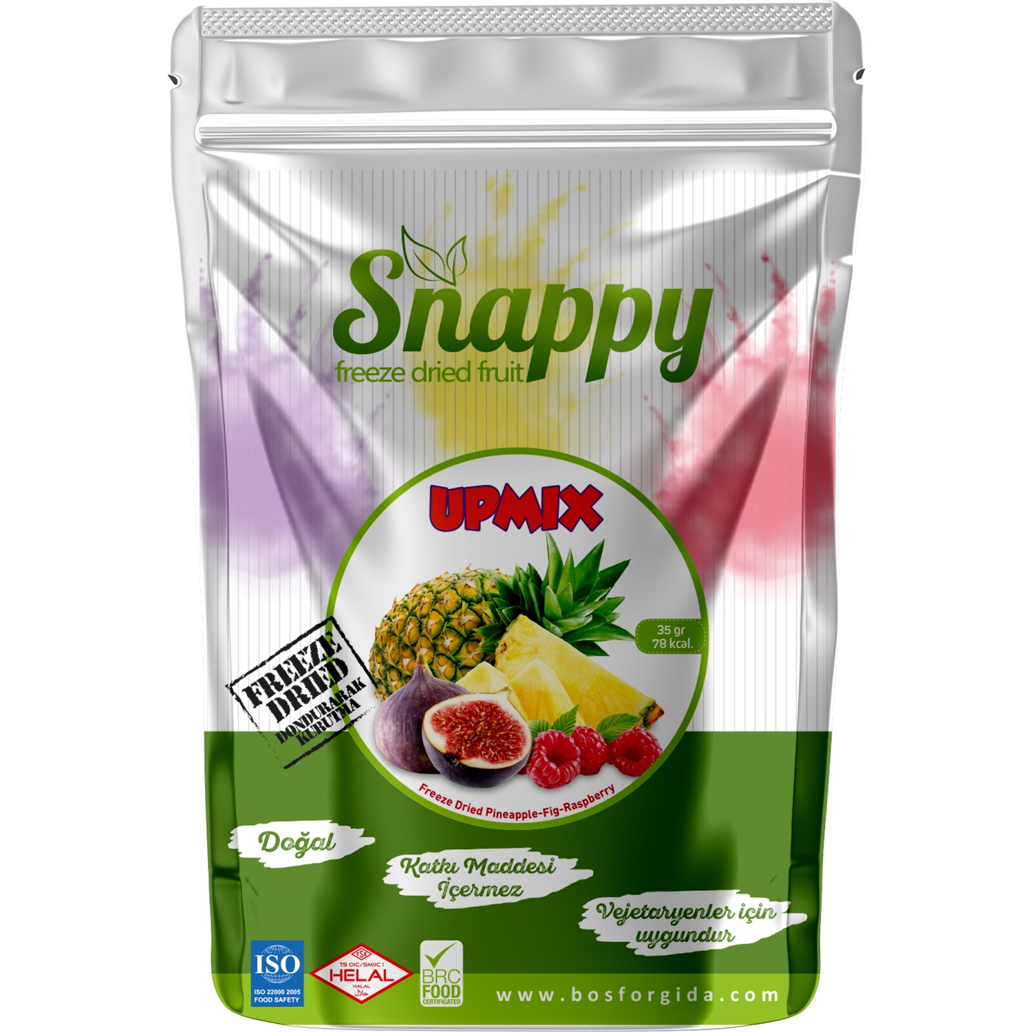 Dondurularak Kurutulmuş Karışık Meyve - Snappy