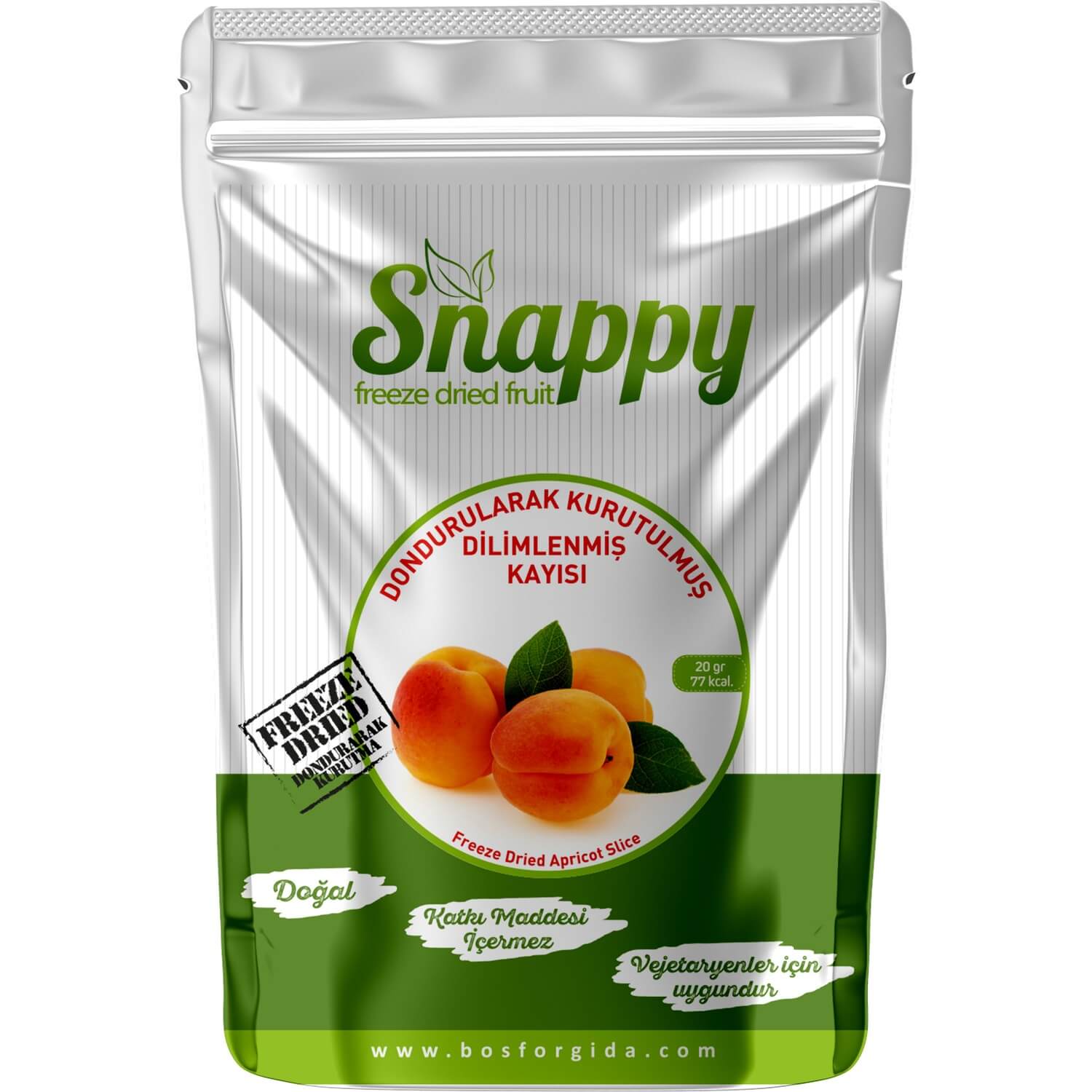 Snappy Dondurularak Kurutulmuş Kayısı