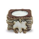 Sonbahar Desenli Ahşap Tealight Mumluk