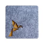 Sarı Kuş Keçe Bardak Altlığı