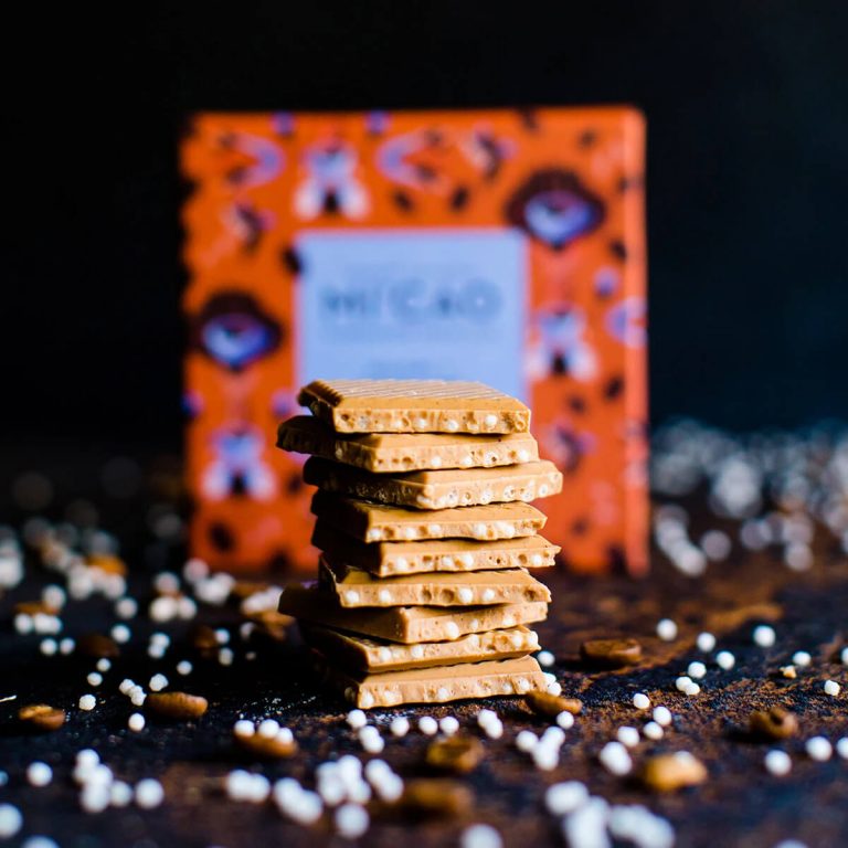 MI'Cao Pirinç Patlağı & Türk Kahveli Karamel Çikolata Tablet 70GR