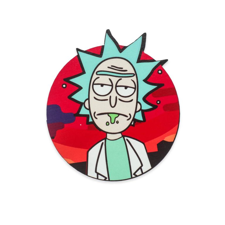 Rick and Morty Ahşap Bardak Altlığı