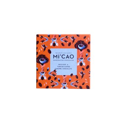 Mi’CAO Pirinç Patlağı & Türk Kahveli Karamel Çikolata Tablet 35 g