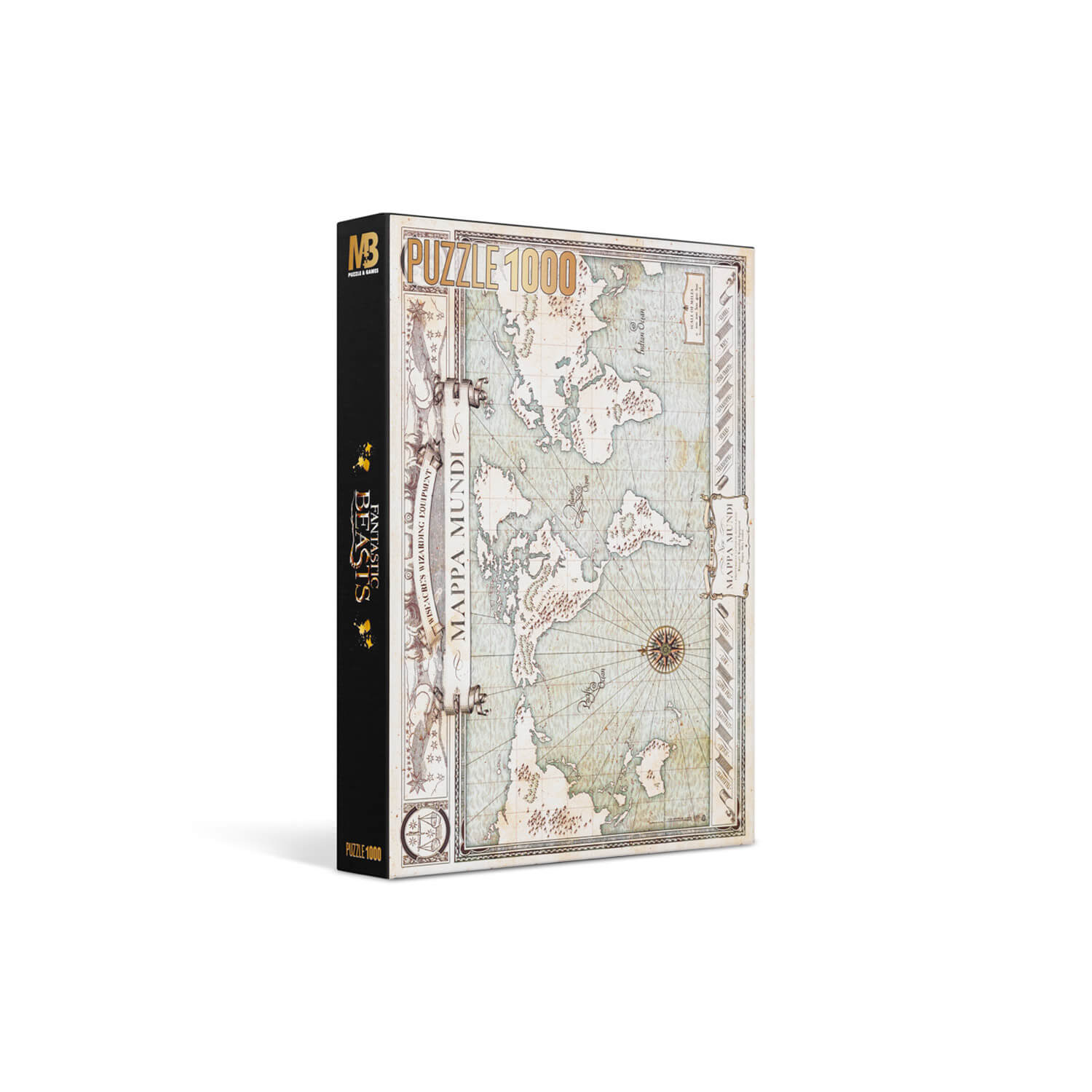 Fantastik Canavarlar 1000 Parça Dünya Haritası Puzzle