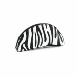 Zebra Desenli Clutch Makyaj Çantası