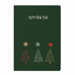 Yeşil Happy New Year Defter