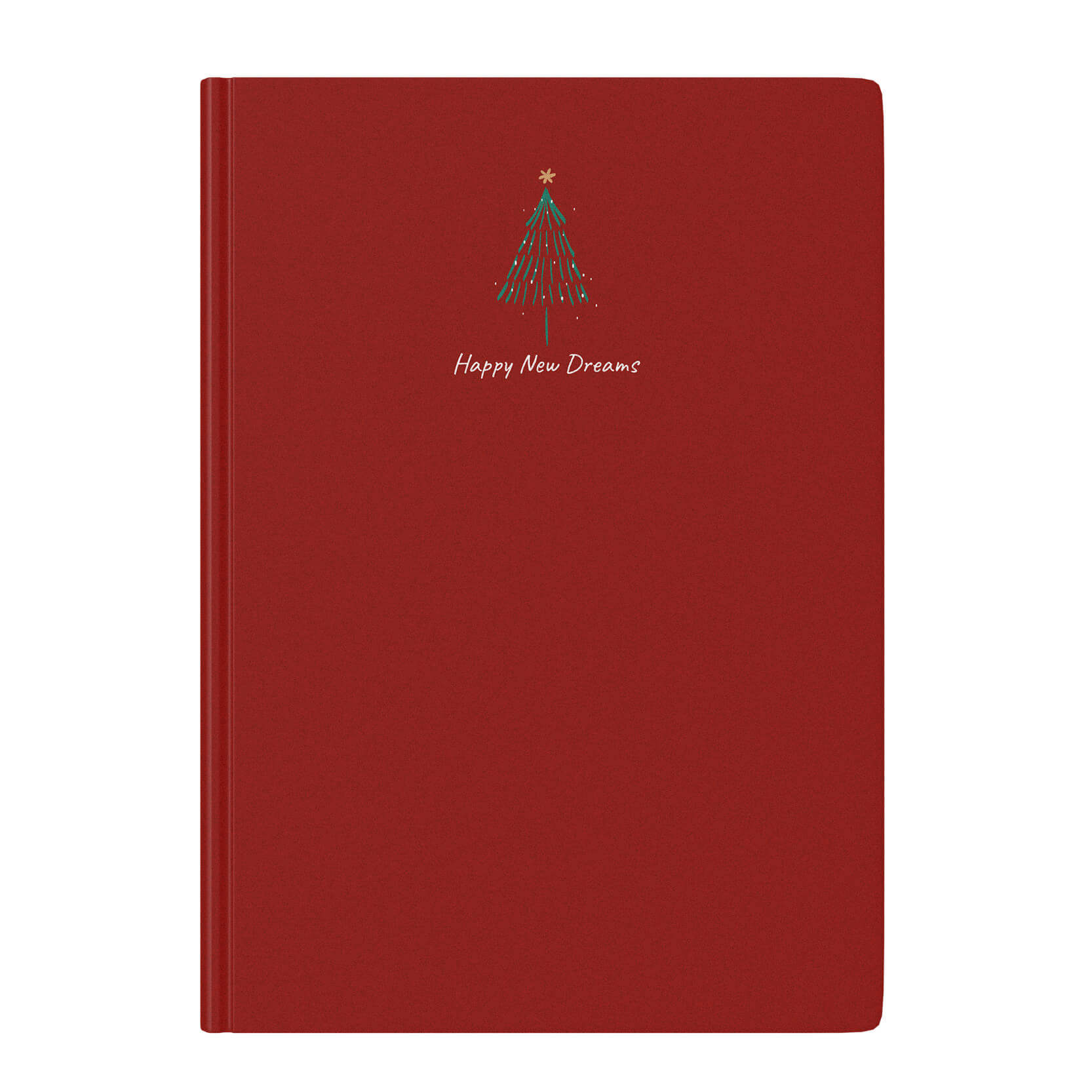 Kırmızı Happy New Dreams Defter