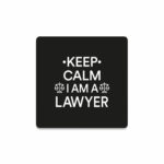 Keep Calm Motto Baskılı Bardak Altlığı