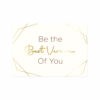 Yaldızlı - You e the Best Motto Kartı