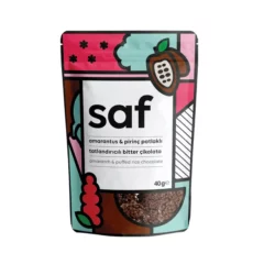 Saf - Amarantlı & Pirinç Patlaklı Çikolata 40 g