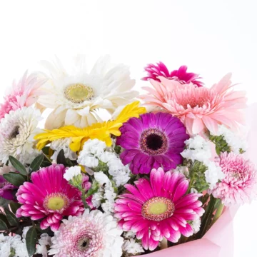 Mom's Favorite - Gerbera ve Statis Çiçek Buketi