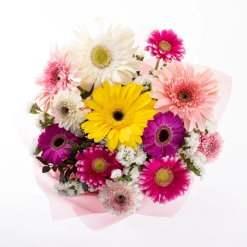Mom's Favorite - Gerbera ve Statis Çiçek Buketi