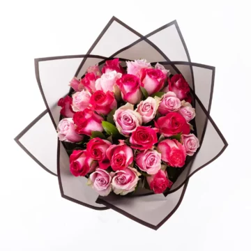 Alice Extra - Fuşya ve Pembe Gül Buketi