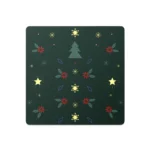 Yeni Yıl Temalı Taş Bardak Altlığı