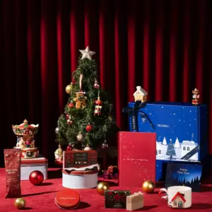 Kırmızı Yılbaşı Hediye Kutusu