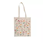 Çiçek Desenli Bez Çanta