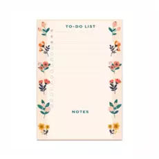 Renkli Çiçek Desenli Mini Planlayıcı