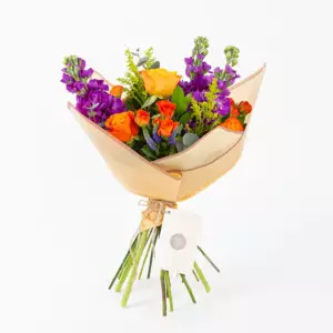 Spring Joy - Renkli Şebboy ve Gül Buketi