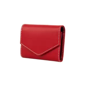Vegan Deri Cüzdan - Kırmızı