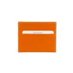 Vegan Deri Kartlık - Turuncu