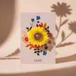 Yade Ayçiçeği Dekoratif Mum