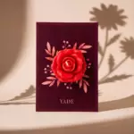 Yade Gül Dekoratif Mum