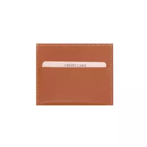 Vegan Deri Kartlık - Taba