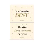 Be the Best Version of You Motto Kartı