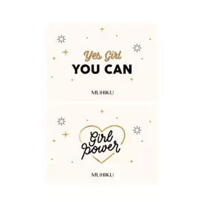 Girl Power Motto Kartı