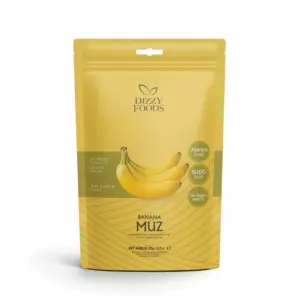 Dizzy Foods Dondurularak Kurutulmuş Muz